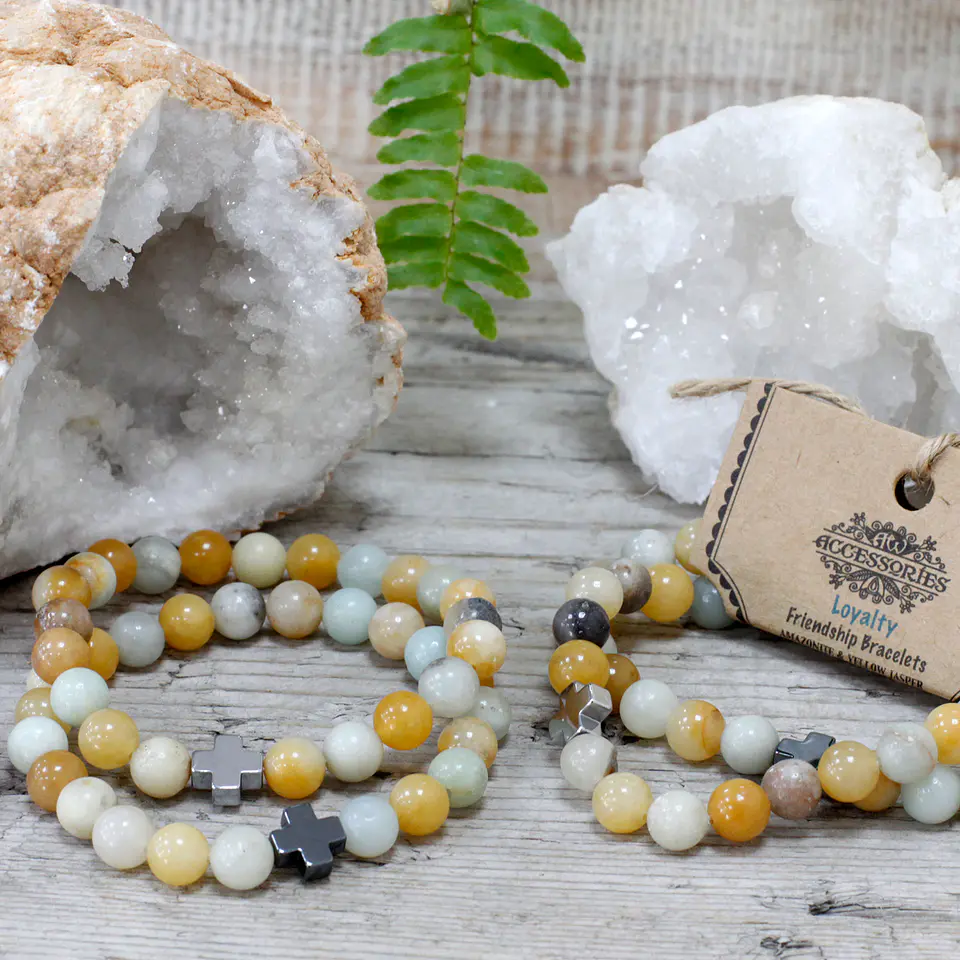 2x Pulseiras com Pedras Preciosas - Lealdade 4