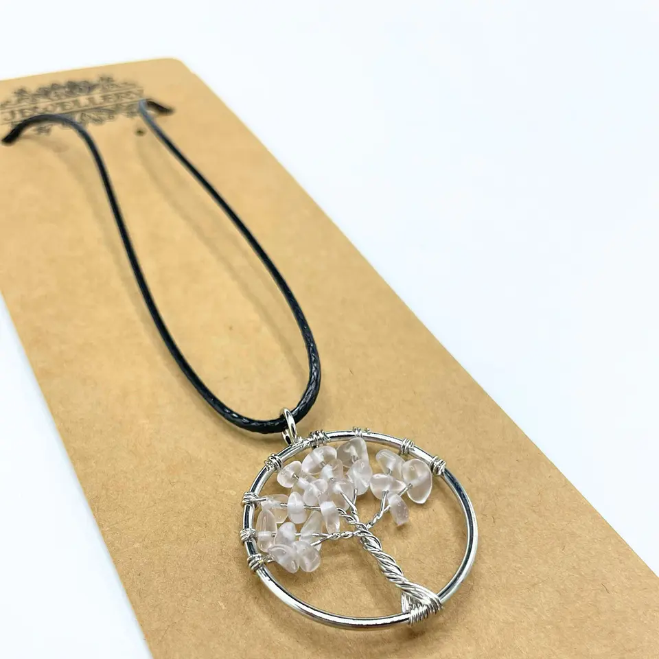 Colar Árvore da Vida - Cristal de Rocha 1