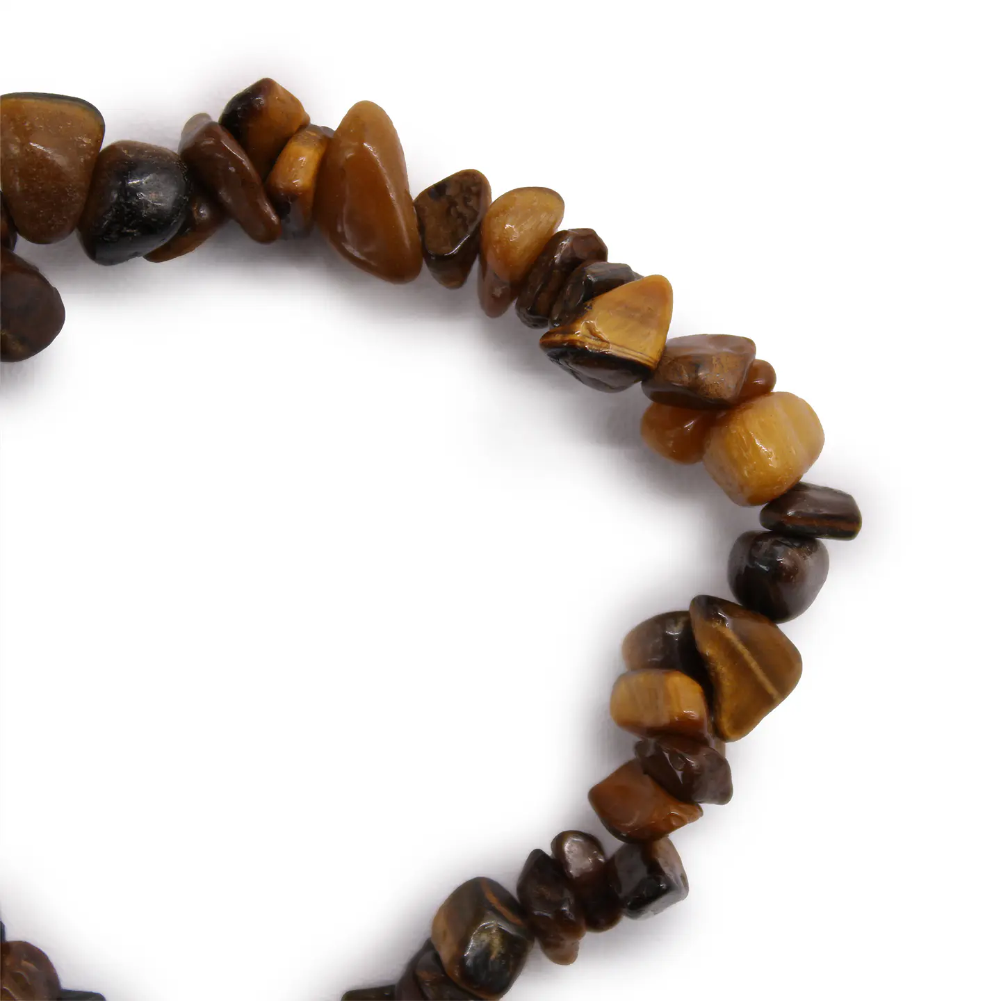 Pulseira com Fragmentos de Olho de Tigre Natural 2