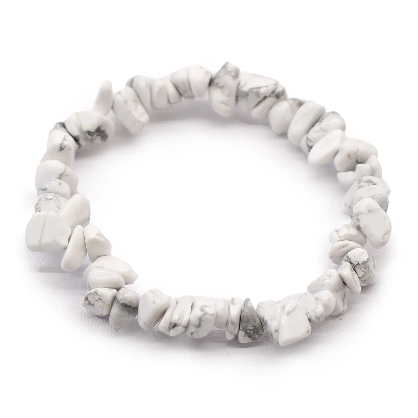Pulseira com Fragmentos de Jaspe Branco Natural 1