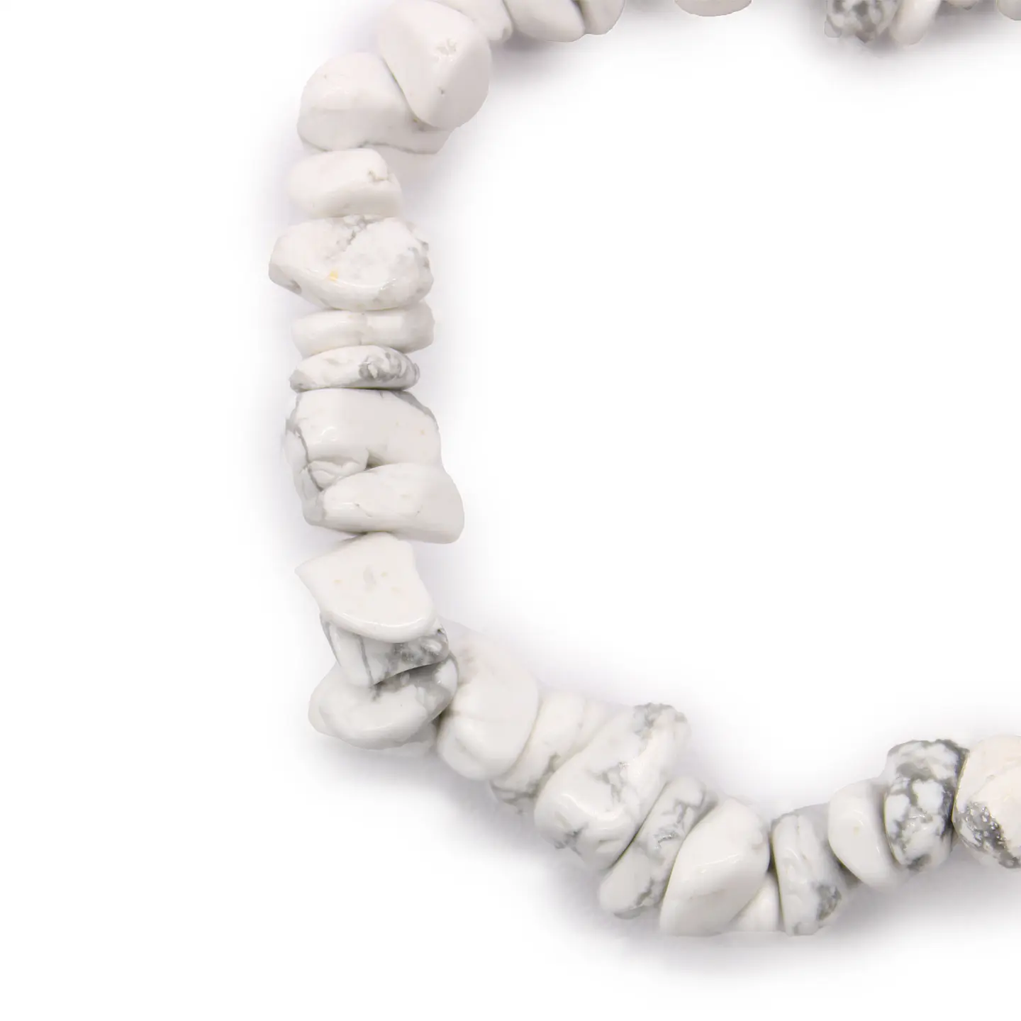 Pulseira com Fragmentos de Jaspe Branco Natural 2