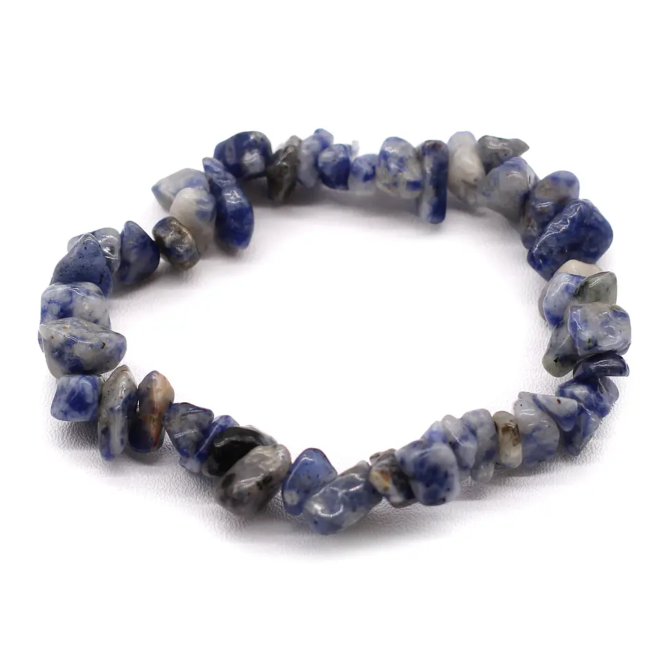 Pulseira Fragmentos de Pedras Preciosas - Sodalita 1