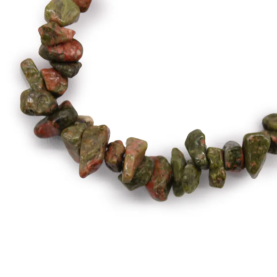 Pulseira com Fragmentos de Jaspe Verde Natural 2