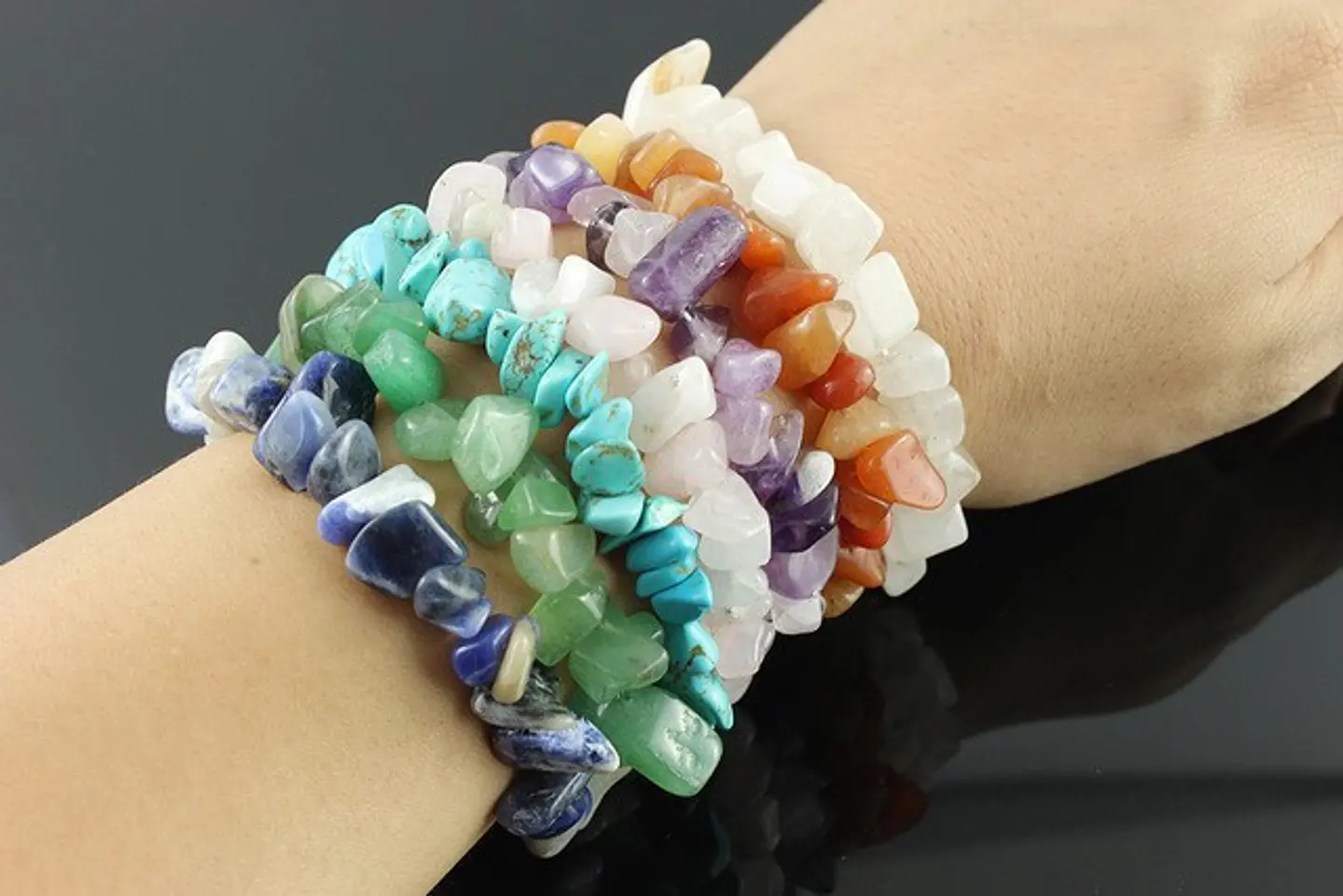 Pulseira com Fragmentos de Coralita Natural 4