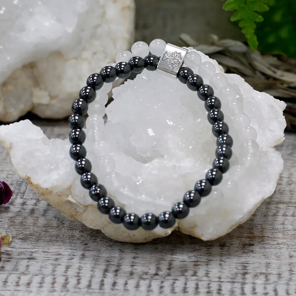 Pulseira Magnética de Pedras Preciosas - Olho de Tigre 3