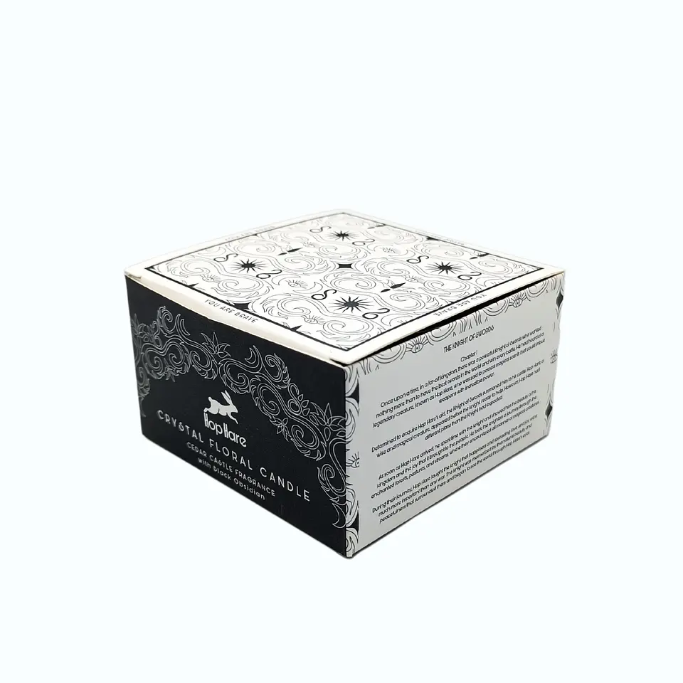 Vela Perfumada Floral com Obsidiana Negra - Cavaleiro da Espada 3