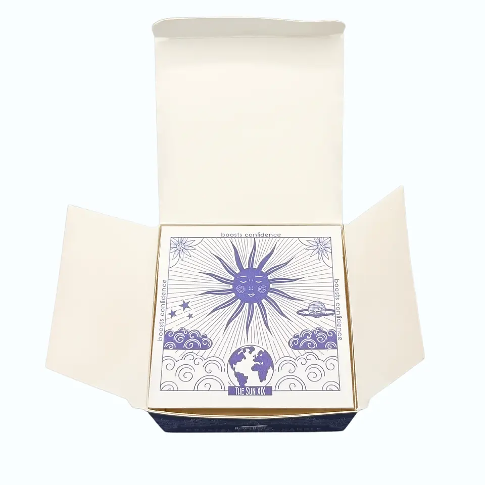 Vela Perfumada Floral com Citrino e Sodalita - Sol 4