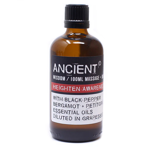 Óleo de Massagem Aromático com Pimenta-do-Reino, Bergamota e Petitgrain – 100 ml
