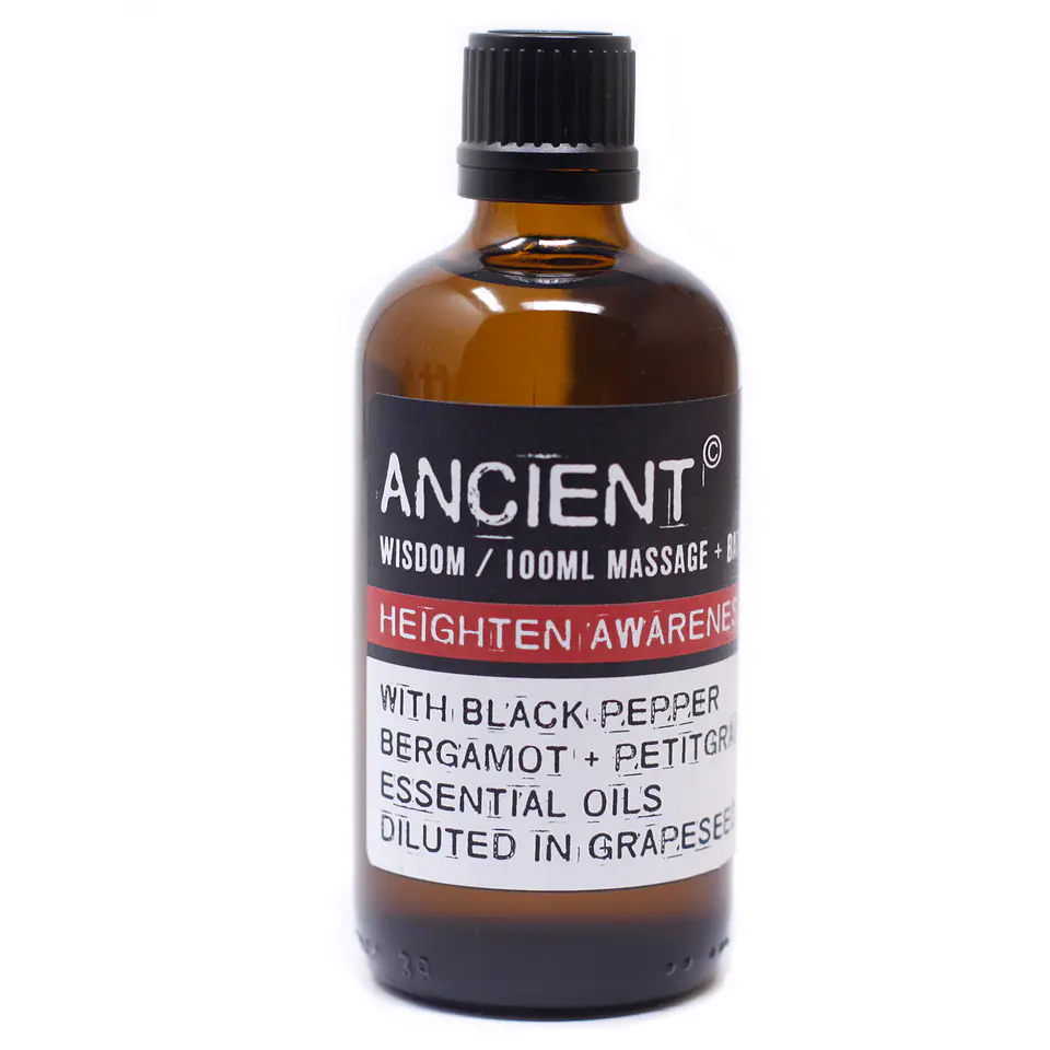 Óleo de Massagem Aromático com Pimenta-do-Reino, Bergamota e Petitgrain – 100 ml 1