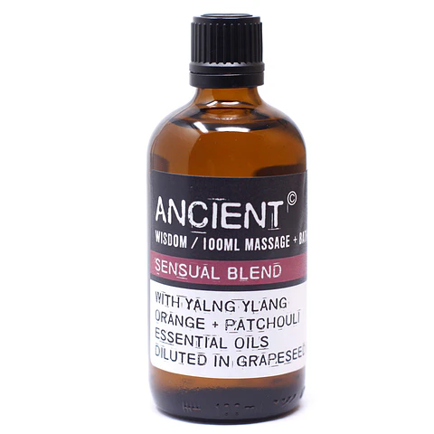 Óleo de Massagem Aromático com Ylang-Ylang, Laranja e Patchouli – 100 ml