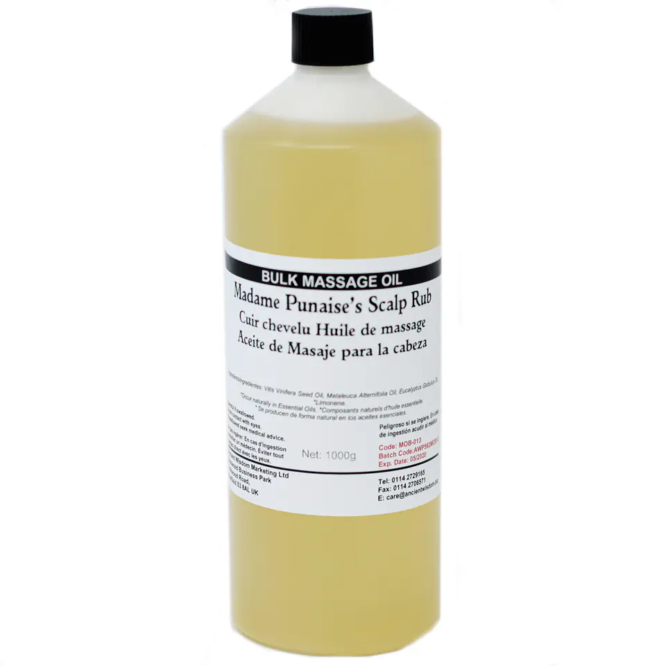 Óleo de Massagem Aromático com Melaleuca e Eucalipto – Formato Profissional 1 kg 1