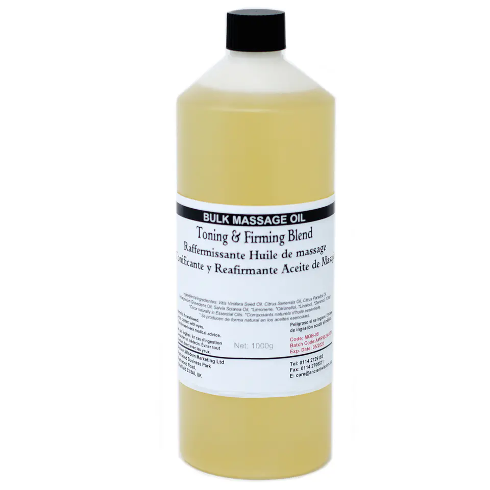 Óleo de Massagem Aromático com Citrinos e Gerânio – Formato Profissional 1 kg 1