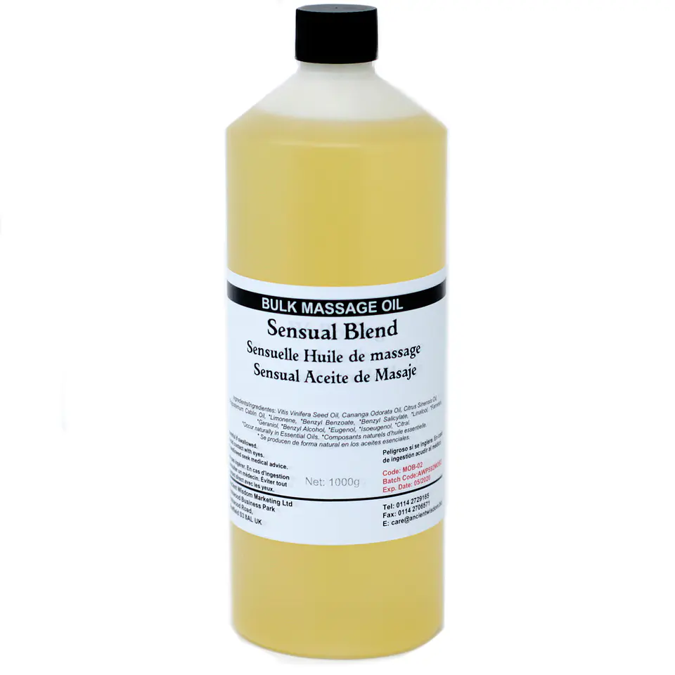 Óleo de Massagem 1kg - Sensual (Ylang Ylang, Laranja e Patchouli) 1