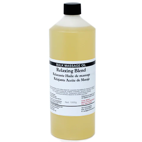 Óleo de Massagem 1kg - Relaxante (Lavanda, Funcho-doce, Limão e Gerânio)