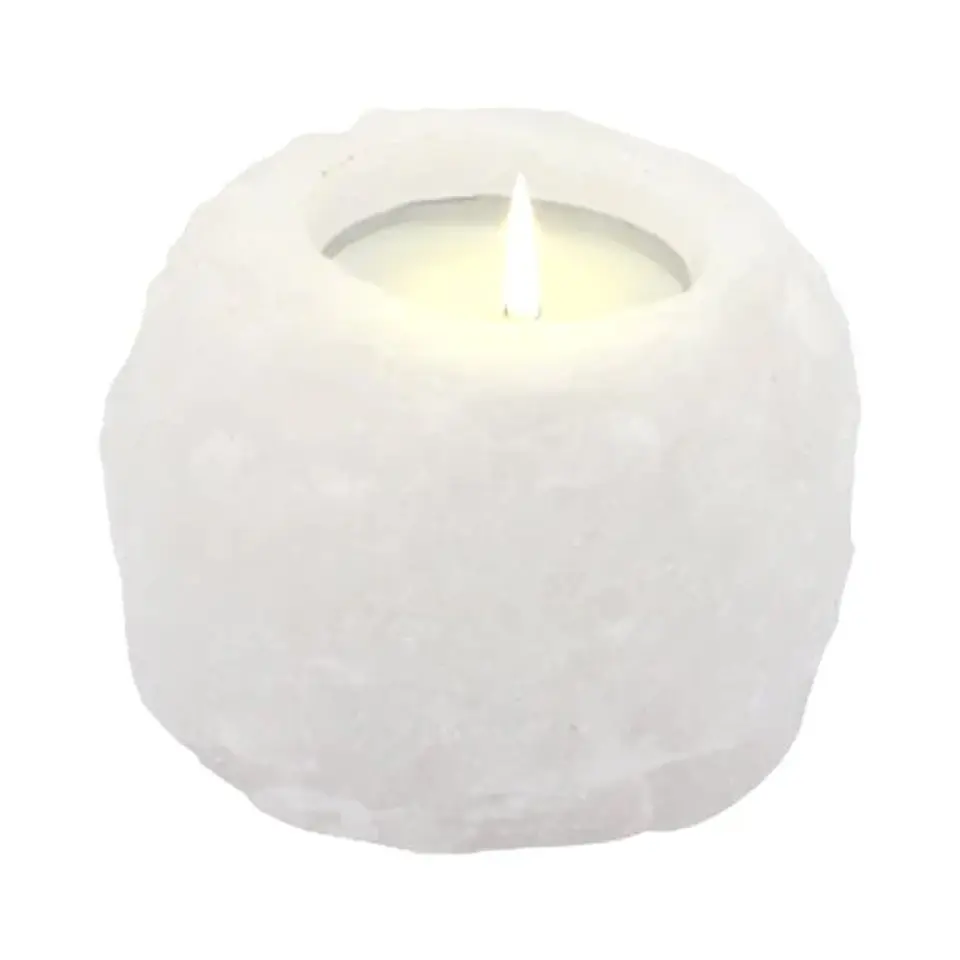 Suporte para Vela em Sal do Himalaia 600–800g 2