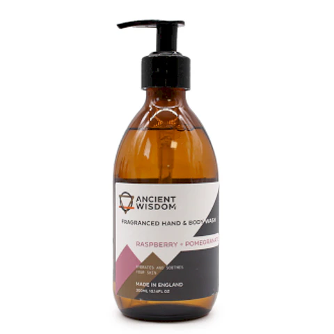 Sabonete Líquido para Mãos e Corpo - Framboesa e Romã  300 ml