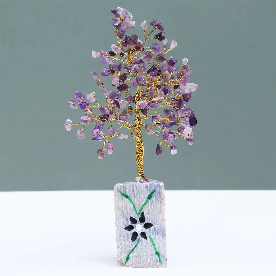 Árvore Decorativa com Ametista Natural – 160 Pedras 3