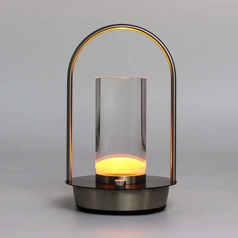 Candeeiro de Toque - Lanterna de Cristal - USB (C) - Recarregável