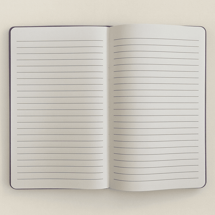 Caderno Aveludado - Acredita em Ti - 80 Páginas - Lavanda 2