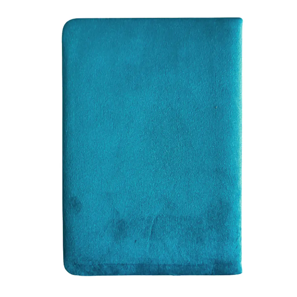 Caderno Aveludado - Abraça a Jornada - 80 Páginas - Azul Claro 2