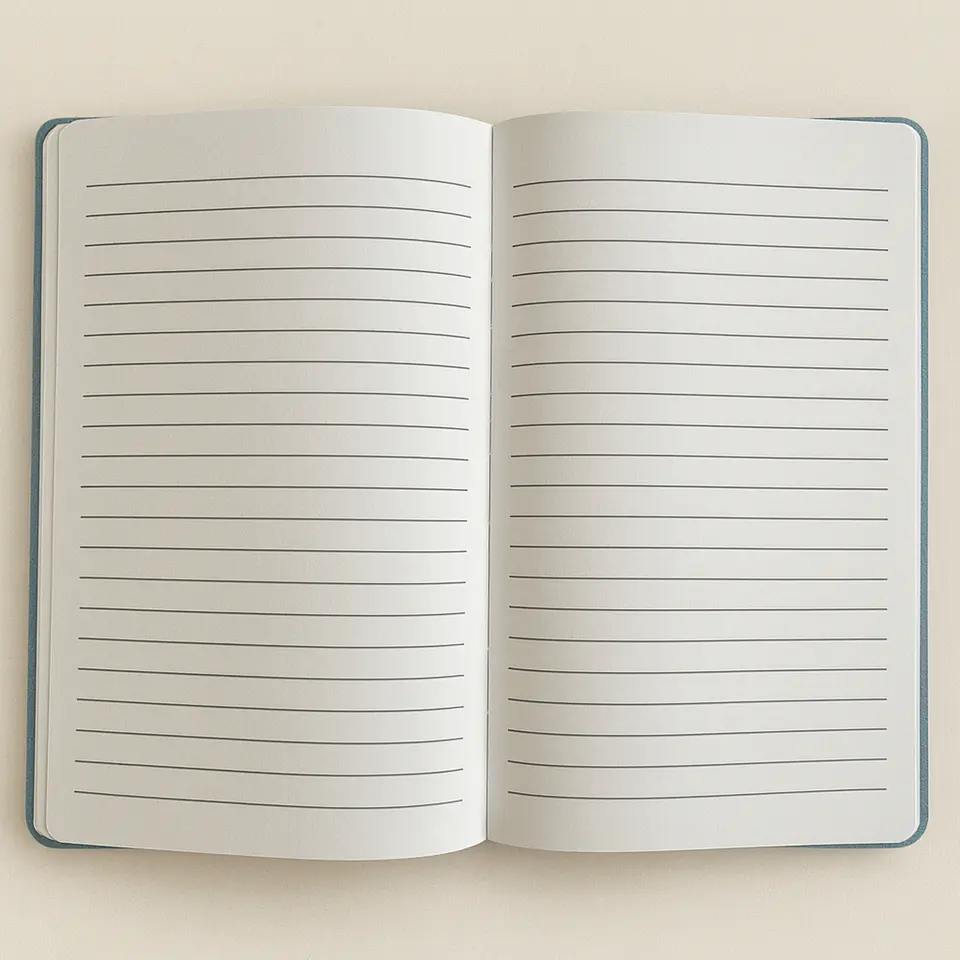 Caderno Aveludado - Permanece Livre, Filha da Lua - 80 Páginas - Azul Escuro 2