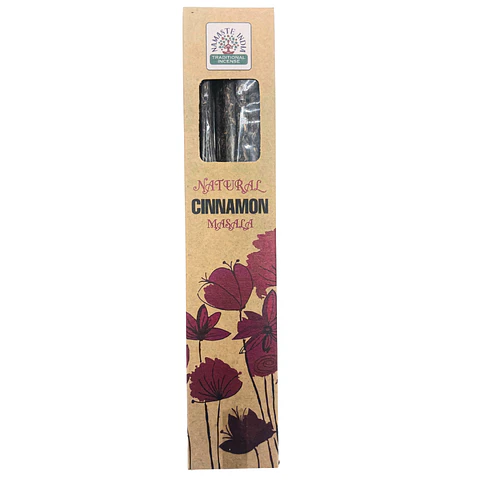 Incenso Masala Botânico Natural de Canela em Vareta Tradicional Indiana