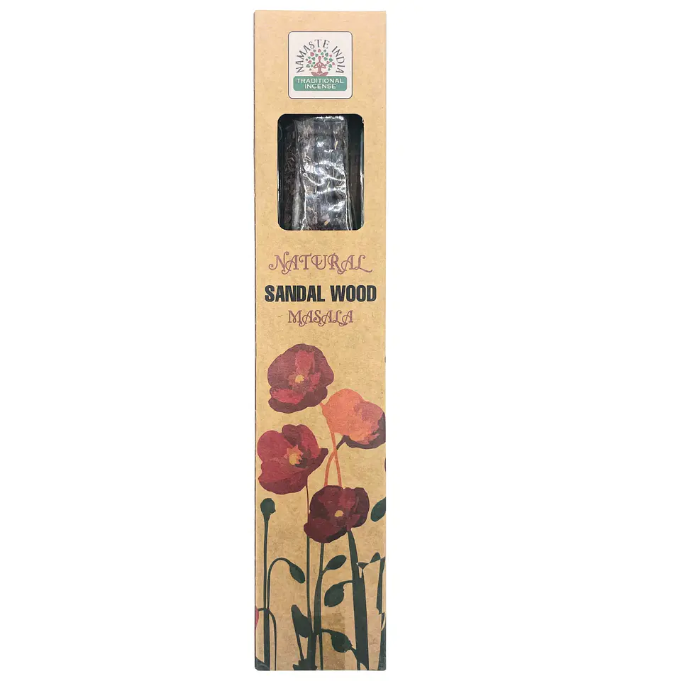 Incenso Botânico Natural Masala - Sândalo 1