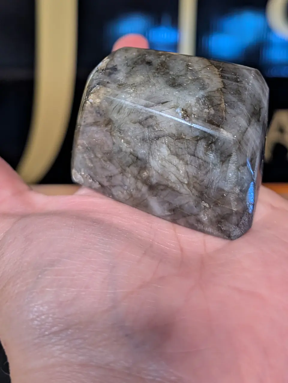 Pedra de Labradorite de Madagáscar - Sepultura (aproximadamente 80-168g 40-60mm) 1