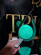 Candeeiro Folha de Coco Natural e Madeira Albasia - Black (Lâmpada LED RGB com Comando) - Thumbnail 9