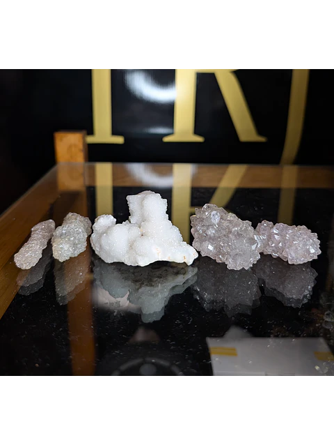Conjunto 5x Quartzo Formato de Dedo