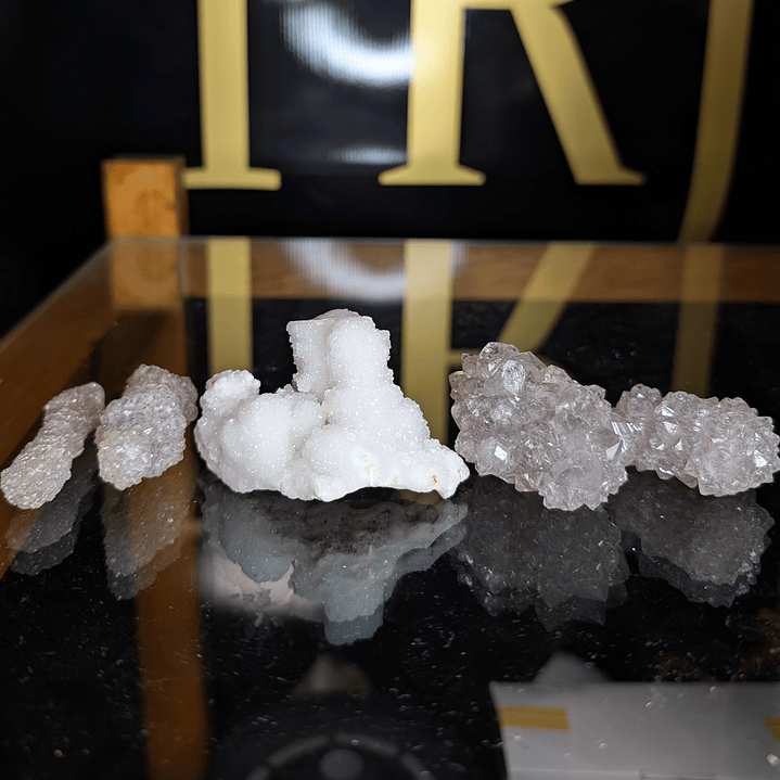 Conjunto 5x Quartzo Formato de Dedo 1