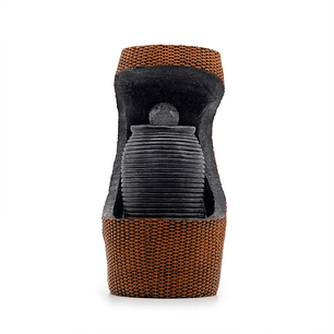 Fonte de Água Grande (Altura 48 cm) - Bola de Cristal e Urna Grega