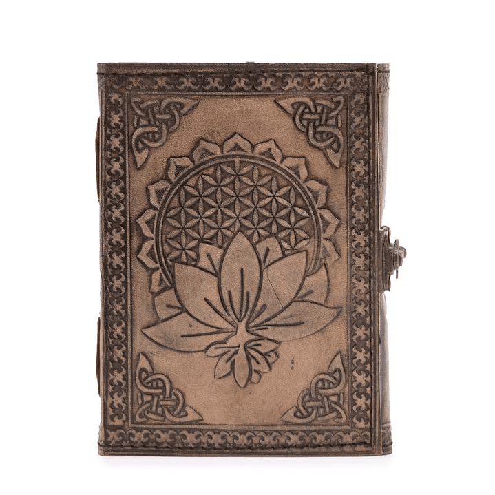 Caderno Mandala Lotus - Vintage com Borda Costurada 1