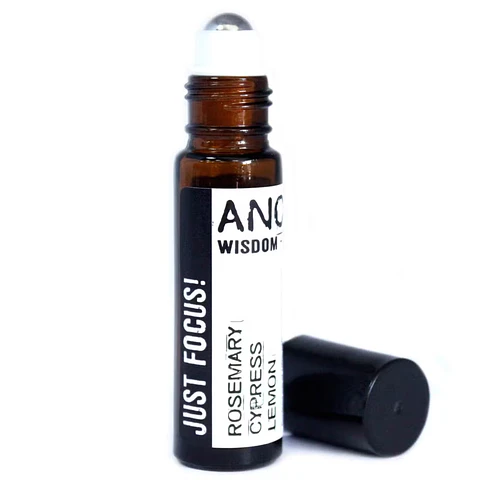 Roll-On Aromático “Concentre-se” com Mistura Sinérgica e Aplicador Esférico