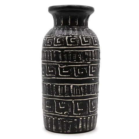 Vaso em Terracota de Cerâmica Estilo Grécia Antiga – Chocolate 32cm