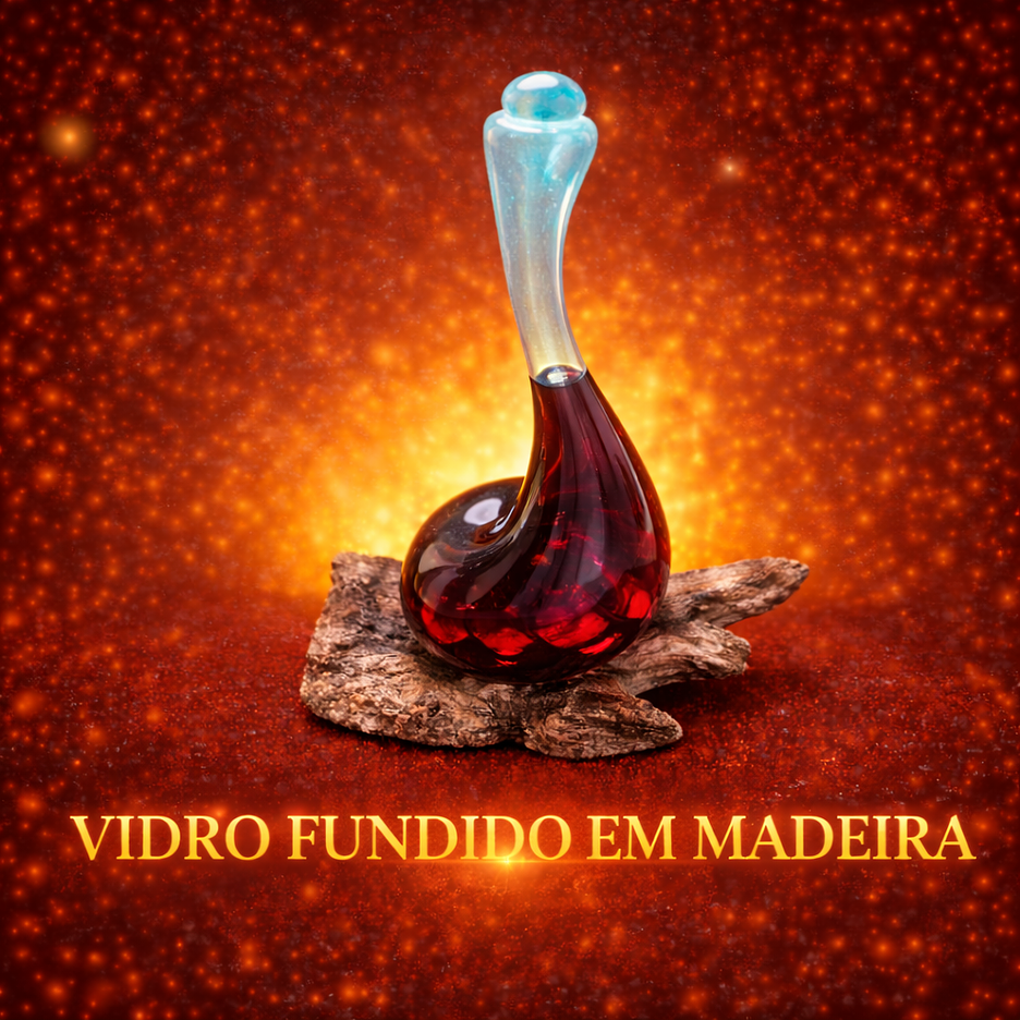 Vidro Fundido em Madeira