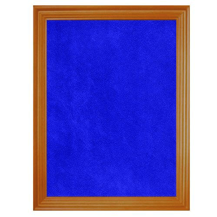 Galvano Madera Terciopelo Azul