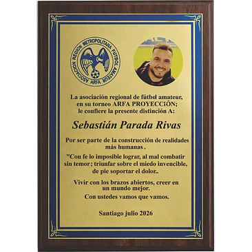 Galvano MDF placa sublimada
