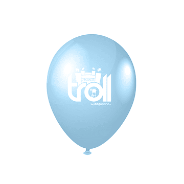 Balão latex 10 Pastel - Azul Céu