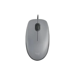 Mouse Alámbrico Logitech M110 Silent Silencioso Gris