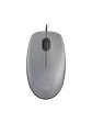 Mouse Alámbrico Logitech M110 Silent Silencioso Gris - Miniatura 1