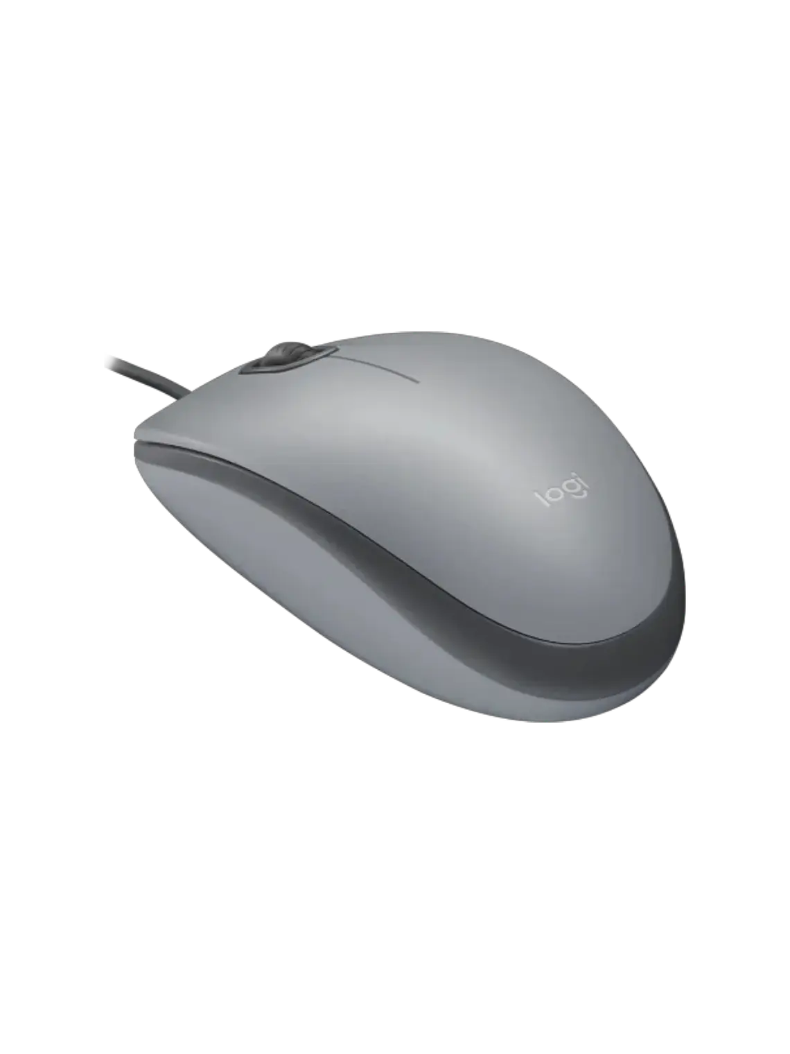 Mouse Alámbrico Logitech M110 Silent Silencioso Gris 2