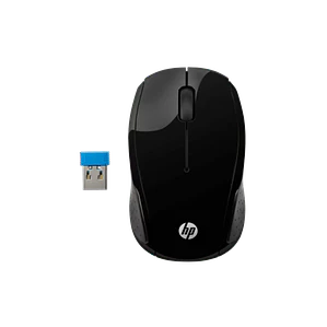 Mouse Inalámbrico HP 200 Silencioso Negro HP