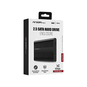 Cofre para Disco Duro 2.5 SATA USB 3.0 Aluminio ArgomTech