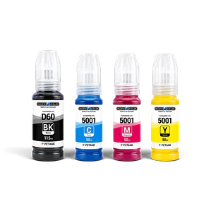 Pack 4 Tintas D60 5001 Pacific Color Compatible Brother