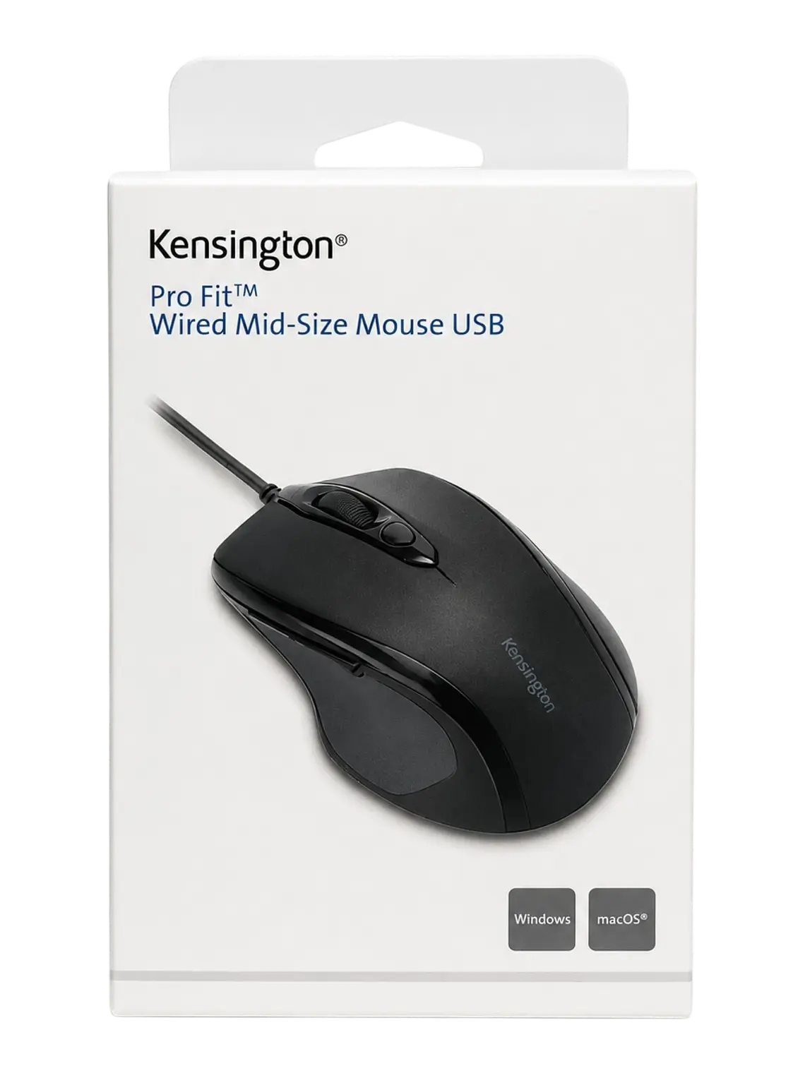 Mouse Alámbrico Kensington Pro Fit Mid-Size USB Negro 2