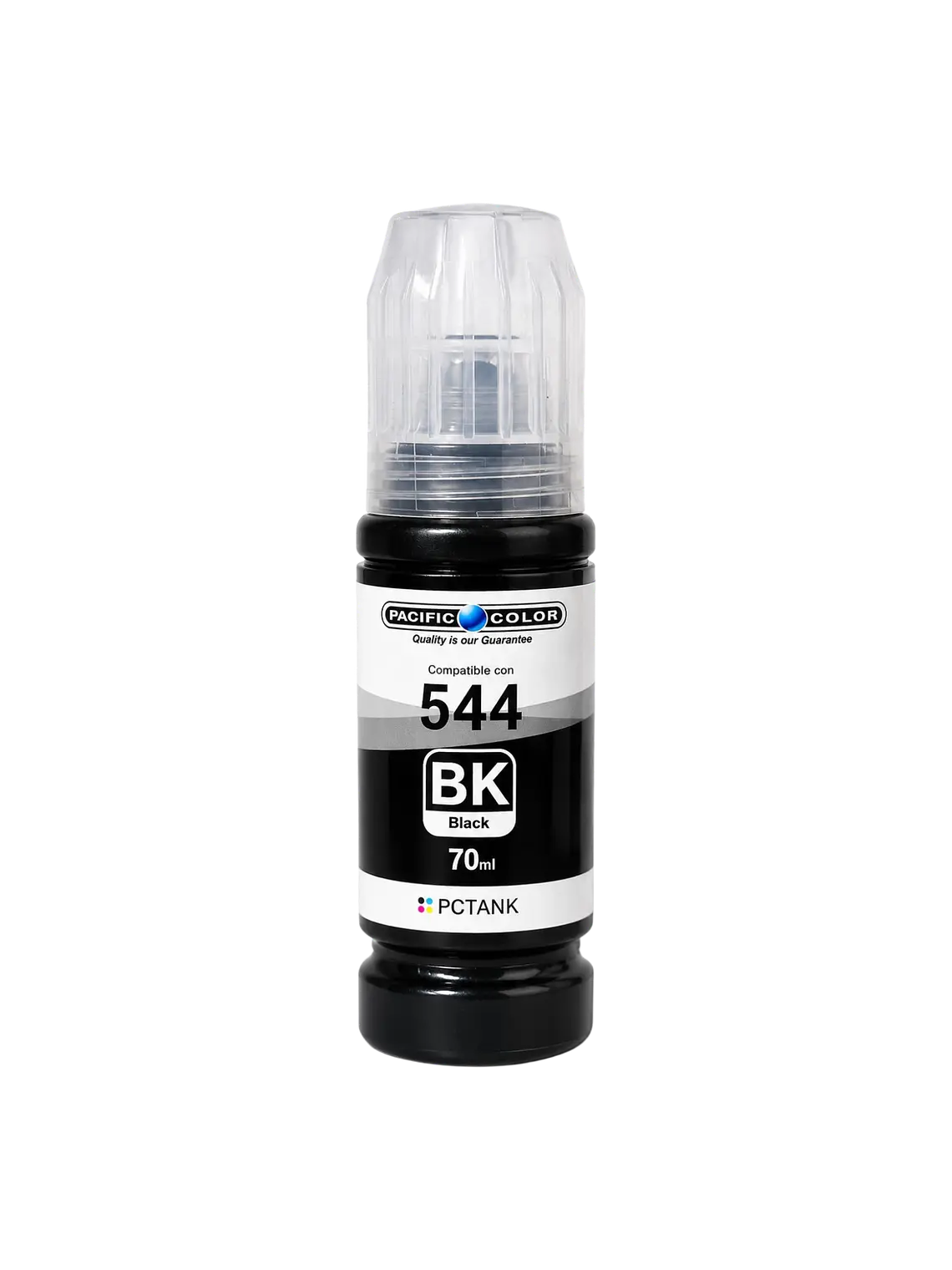 Tinta 544 Negro Pacific Color 70 ml Compatible Epson EcoTank 1