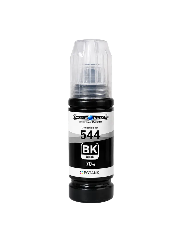 Tinta 544 Negro Pacific Color 70 ml Compatible Epson EcoTank 1