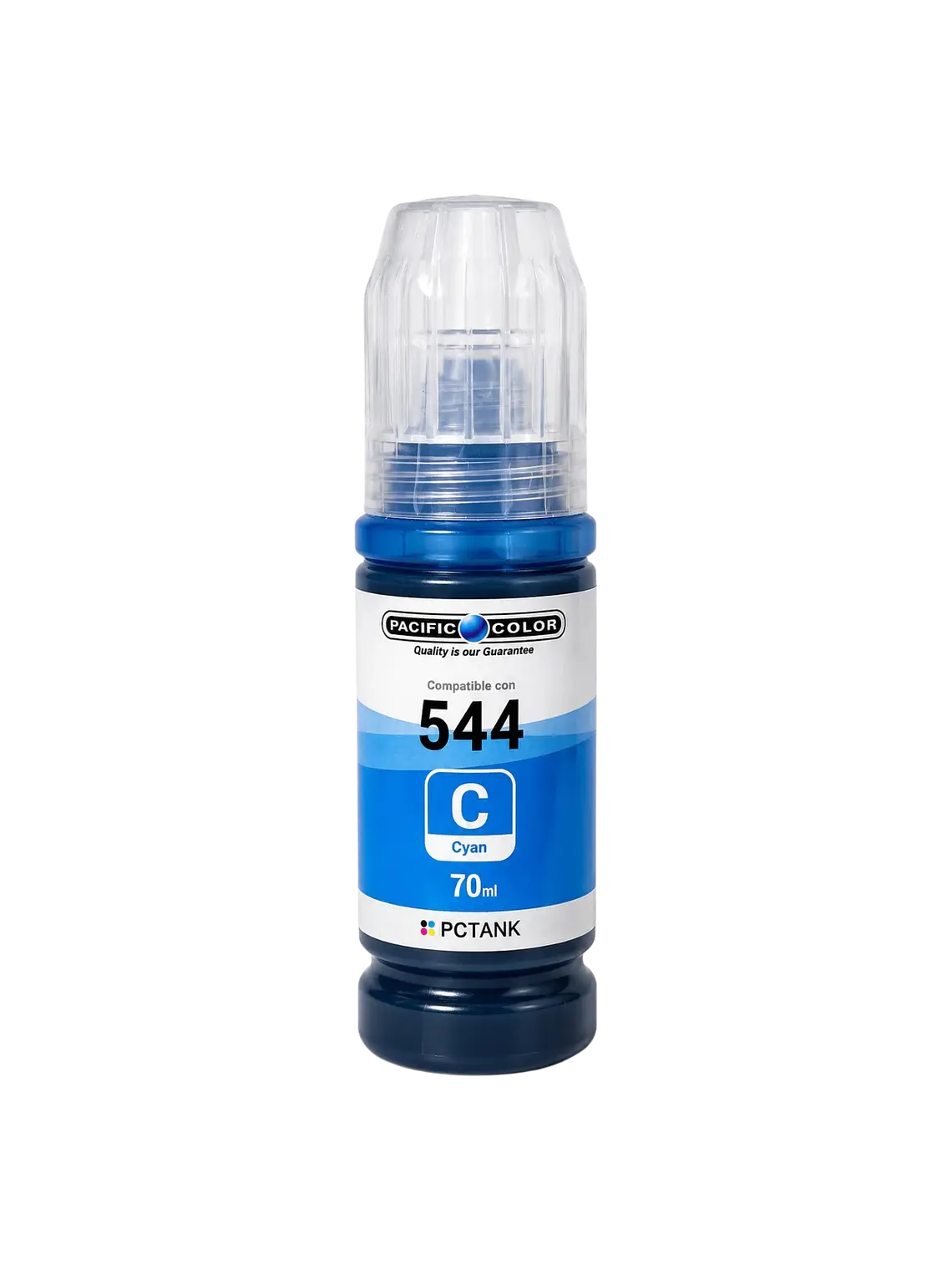 Tinta 544 Cian Pacific Color 70 ml Compatible Epson EcoTank 1