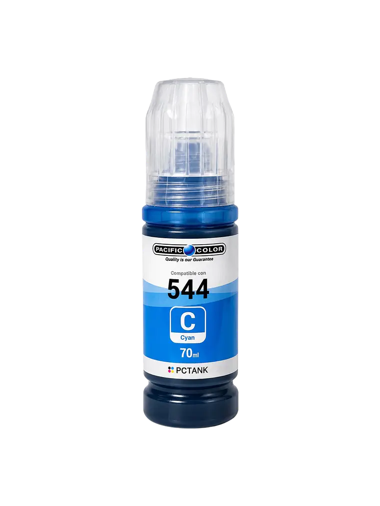 Tinta 544 Cian Pacific Color 70 ml Compatible Epson EcoTank 1